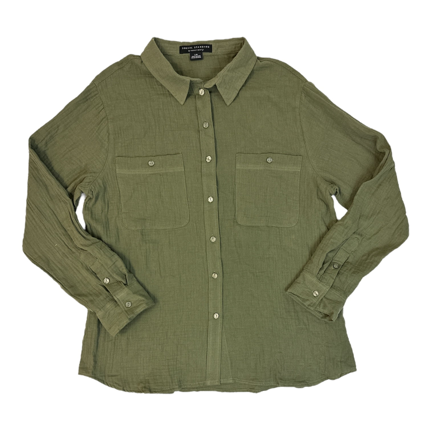 Bry Gauze Button Down Shirt main image 1