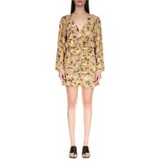 Sanctuary Womens Dreamer Floral-Print Ruched Mini Dress