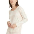 thumbnail image 1 of Sanctuary Womens Boatneck Ribbed Trim Top Pink M, 1 of 1