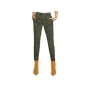 Sanctuary Womens Camouflage Mid-Rise Chino Pants
