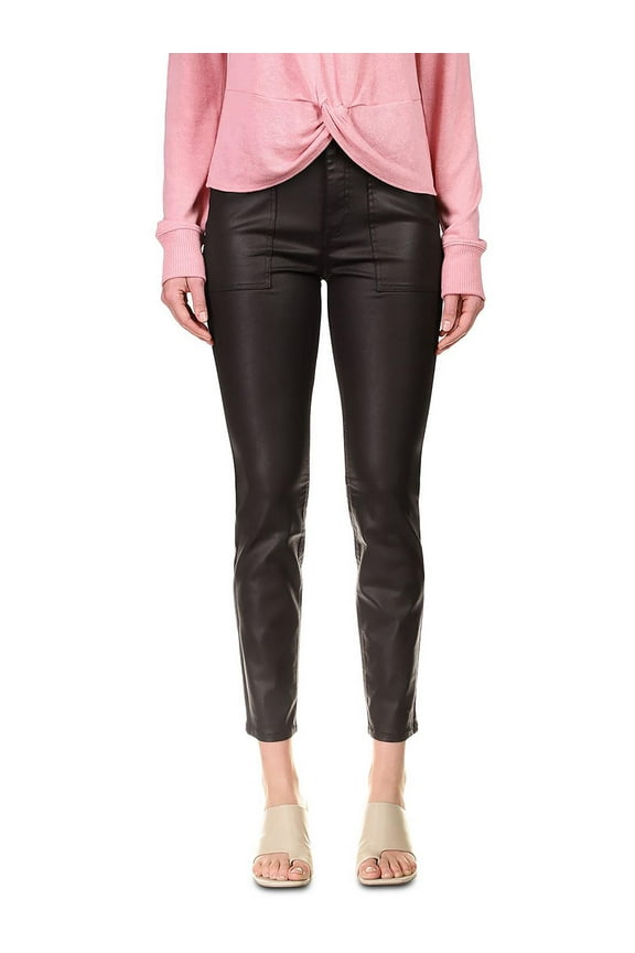 Womens Hayden Coated High Rise Skinny Jeans
