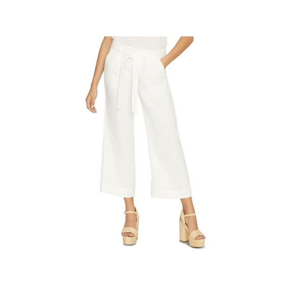 Sanctuary Womens Inland Linen Cropped Pants