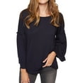 thumbnail image 1 of Sanctuary Clothing Womens Rosamund Knit Blouse, Blue, X-Small, 1 of 2