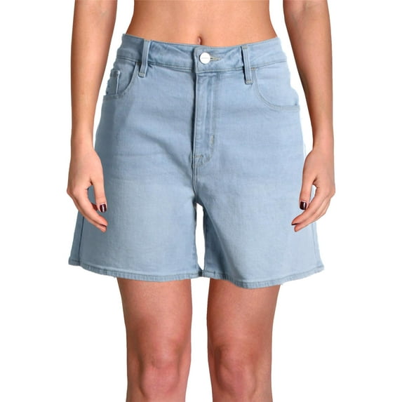 Sanctuary Womens Long Weekend Denim Mid Rise Shorts