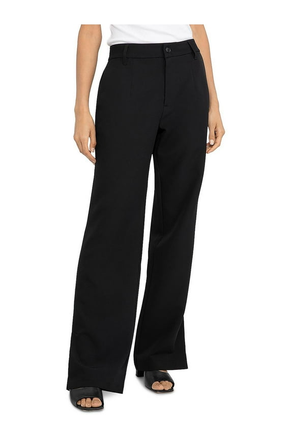 Womens Noho High Rise Straight Trouser Pants