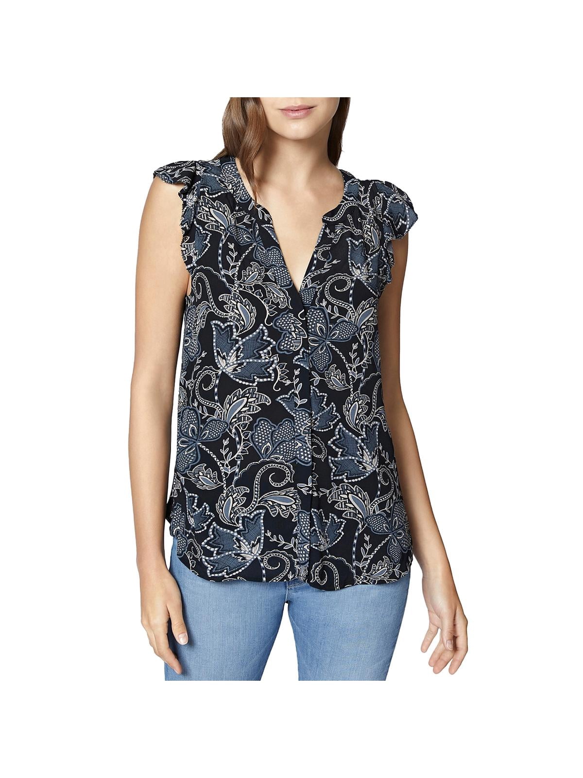 Sanctuary Women's Dreamgirl Button Up Shirt Blue Size X-Small