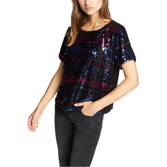 Sanctuary Clothing Womens Saturday Night Pullover Blouse, Multicoloured, X-Small
