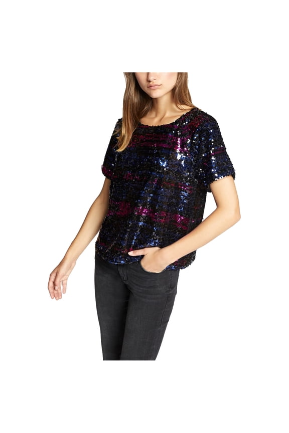Clothing Womens Saturday Night Pullover Blouse, Multicoloured, X-Small