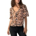 thumbnail image 1 of Sanctuary Womens Sheer Puff Sleeve Blouse, 1 of 2