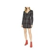 thumbnail image 1 of Sanctuary Womens Upbeat Faux Wrap Plaid Party Dress, 1 of 2
