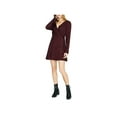 thumbnail image 1 of Sanctuary Womens Upbeat Faux Wrap Plaid Party Dress, 1 of 2