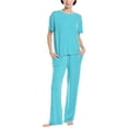 thumbnail image 1 of Sanctuary womens  2pc Shirt & Pant Set, m, Blue, 1 of 3