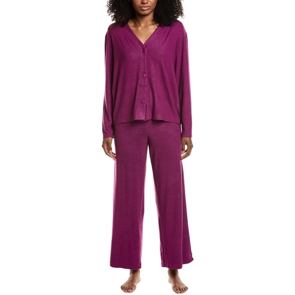 Sanctuary womens 2pc Top & Pant Pajama Set, m, Purple