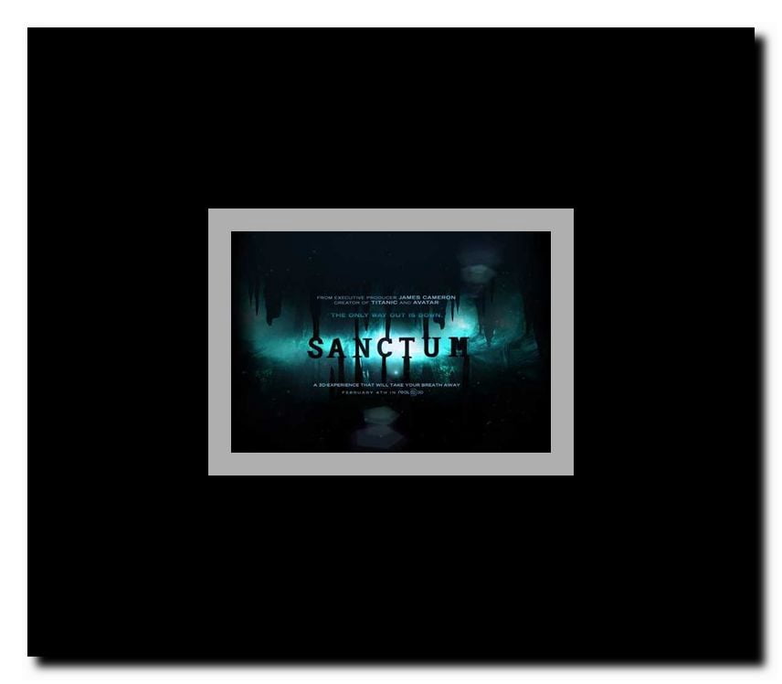 Sanctum Framed Movie Poster