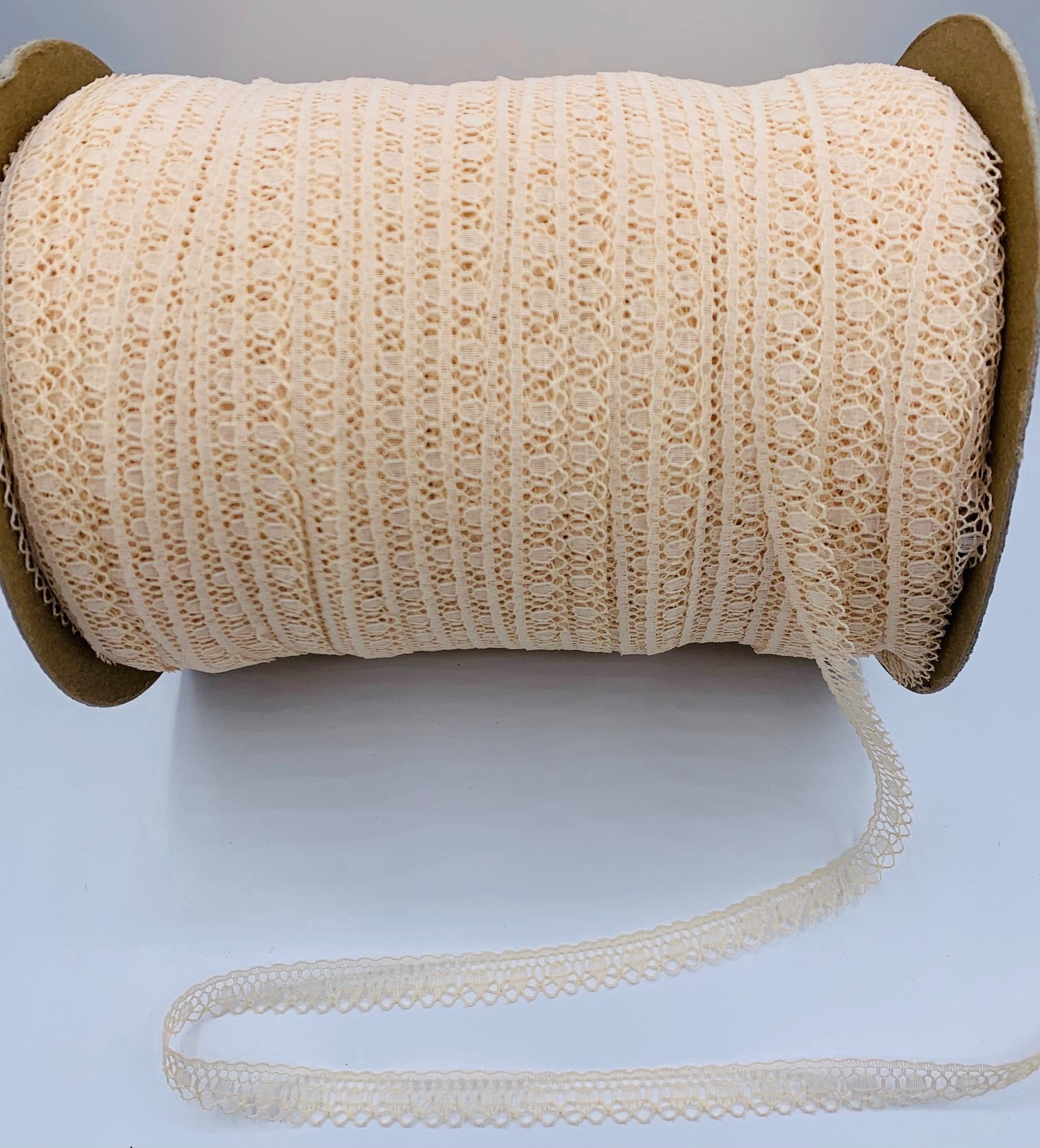 Sand 7/16" Fine Baby Lace