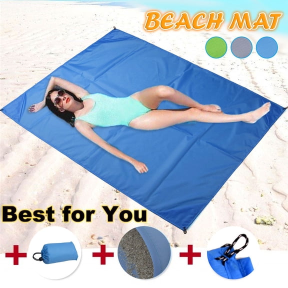Sand Beach Mat Outdoor Picnic Blanket Rug Sandless Mattress Pad