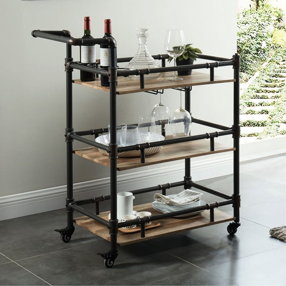 Sand Black Finish - 3-Tier Serving Solution - Dining Environment - Fit Contemporary Style