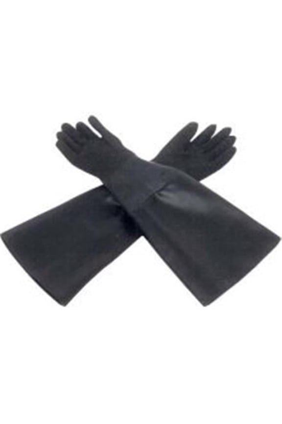 Sand Blast Gloves - Rubber - 6 in. Diameter - Durable Protection
