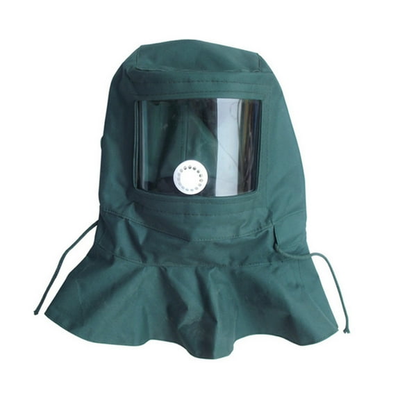 Sand Blasting Hood Cap Sandblaster Protective Gear Mask Anti-dust Hood Hat with Face Shield for Sanding Cutting