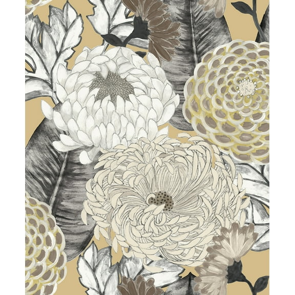 Sand Bold Floral Blossoms R8126