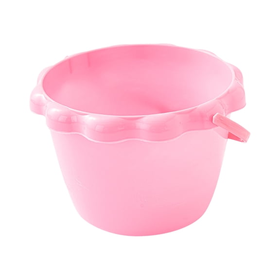 Sand Buckets Bulk, 5.5 in Rum Plastic Bucket Pails Beach Toys for Summer Pool Party Favors