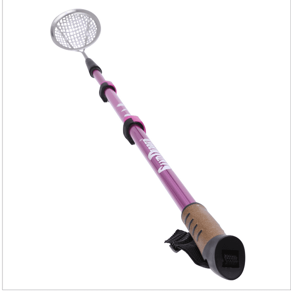 Sand Dipper Adjustable Beach Scoop Shovel & Sifter Pink, 4 Basket