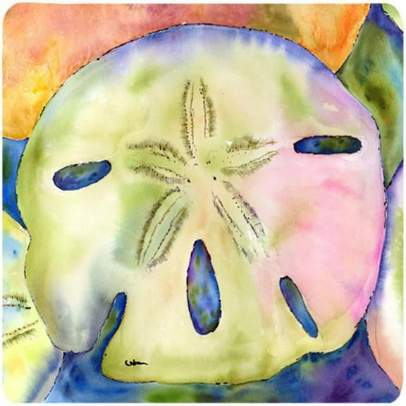 Sand Dollar Foam Coasters - Set Of 4, 3.5 x 3.5 In.