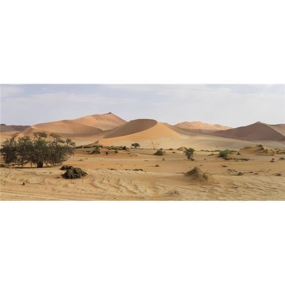 Sand Dunes in A Desert Sossusvlei Namib Desert Namib-Naukluft National Park Hardap Namibia Poster Print