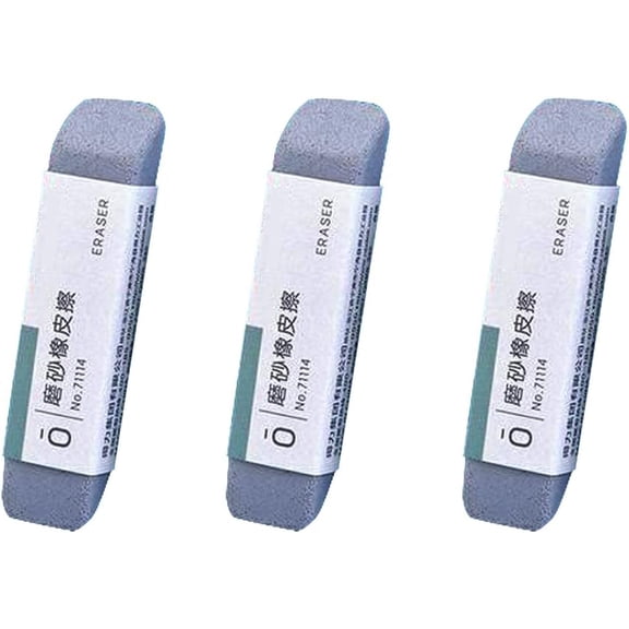 Sand Eraser 3-Pack, Designed to Remove Colored Pencil and Ink Markings