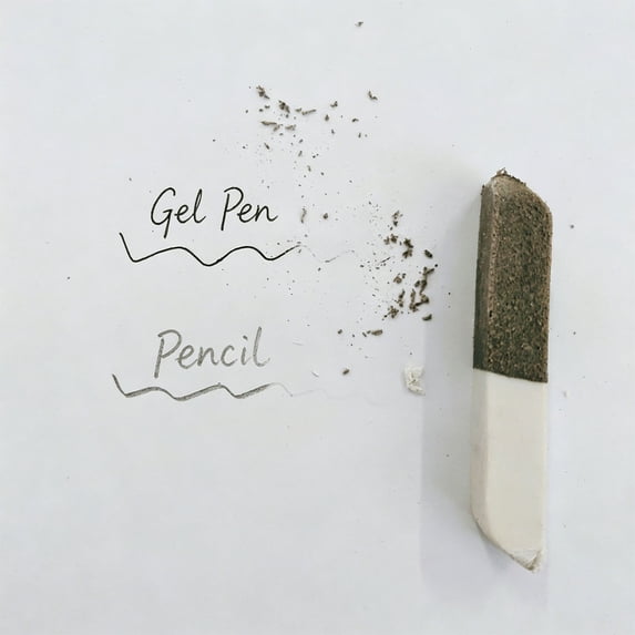 Sand Eraser, Frosted Ink Eraser, Matte Pen Eraser, Double Head Correction Eraser, Gray Eraser, Non-Toxic Correction, Correction Tools for Office Ballpoint Pen Fountain Pen Pencil, 5Pcs