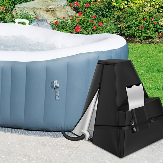 Sand Filter Pump Cover 600D Oxford Cloth Pool Filter Cover Waterproof Sand Filter Cover Universal Pool Pump Cover for Most Sand Filter Pumps