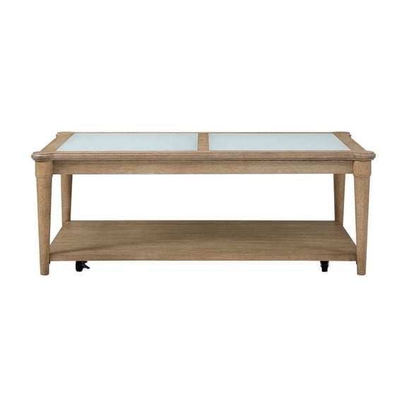 Sand Finish - Easy Mobility With Casters - Bar Area - Solid Wood Construction