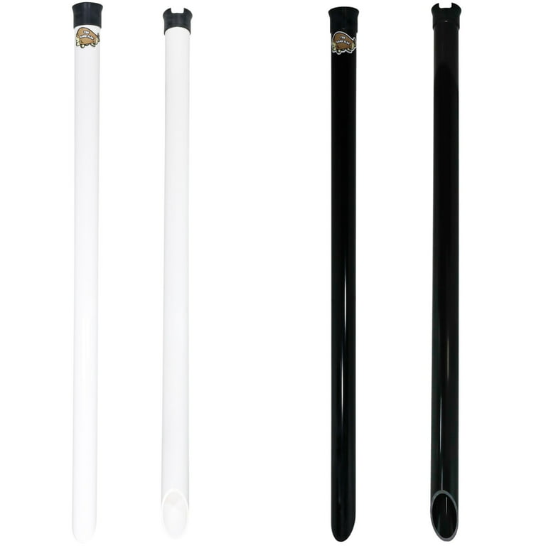 Sand Flea Surf Fishing Rod Holder Beach Sand Spike. 2, 3 or 4 Foot Lengths.  Made from Impact and UV Resistant PVC. 100% USA Made. (Black, 3) 
