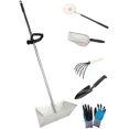 thumbnail image 1 of Sand Fleas Rake Set,Detachable 47 Inches Long Handle,Includes 1pcs Sand Flea Rake,1pcs Sand Sifter,1pcs Beach Mesh Shovel,1pcs Black Beach Shovel,1pcs Claw Rake with Mesh Net,One Pair of Gloves, 1 of 6