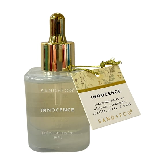 Sand + Fog Innocence Eau De Parfum Oil 50ml Almond, Cinnamon, Vanilla, Tonka, & Musk