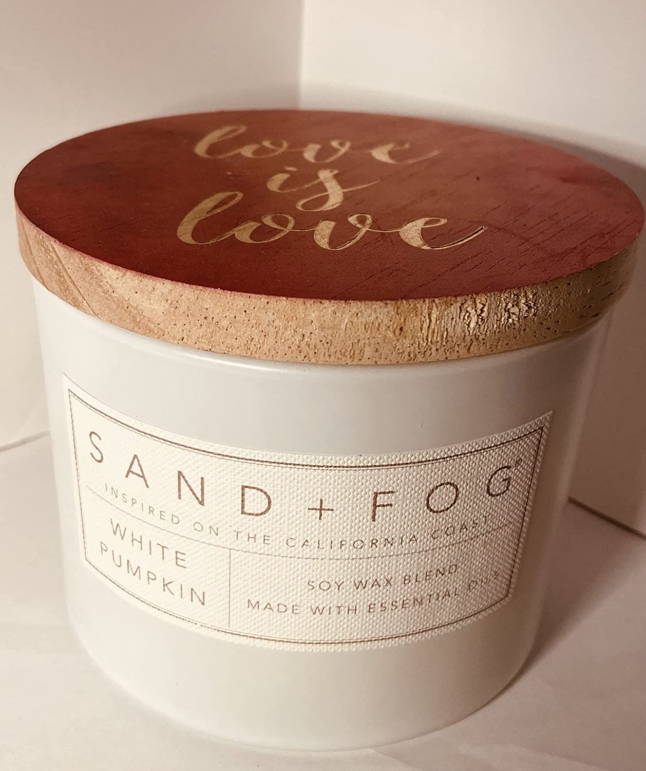 Sand +Fog White Pumpkin Scented Candle