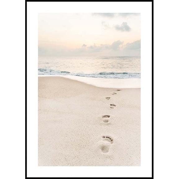 Sand Footposters Poster Wall Art, Modern Wall Decor For Living Room Bedroom, 8x12 UNFRAMED