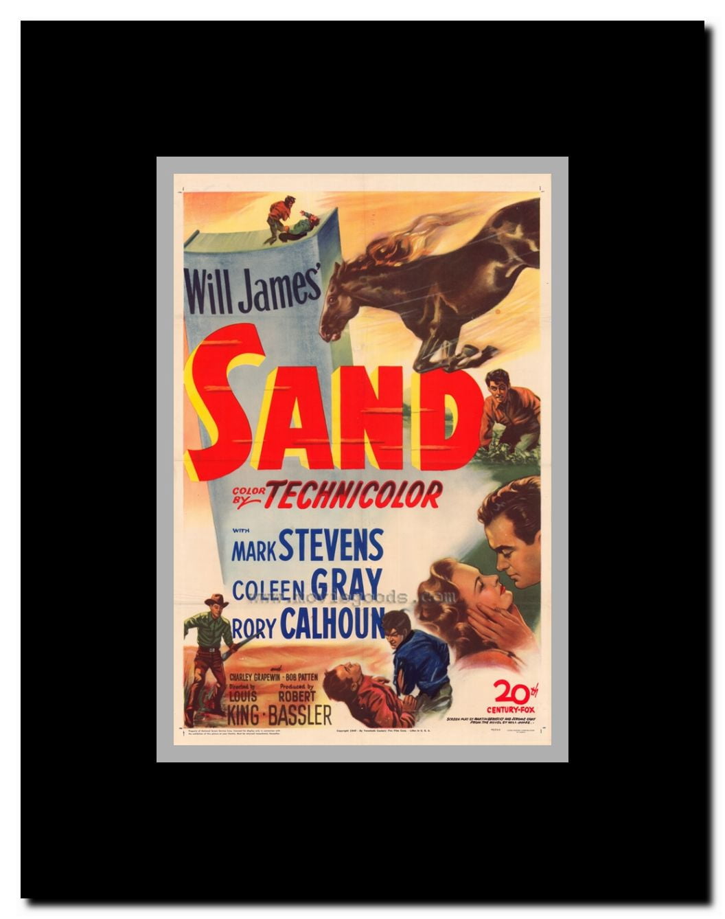 Sand Framed Movie Poster