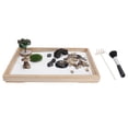 thumbnail image 1 of Sand Garden Kit Zen Japanese Mini Meditation Tabletop Decoration Accessory For Home Office, 1 of 8
