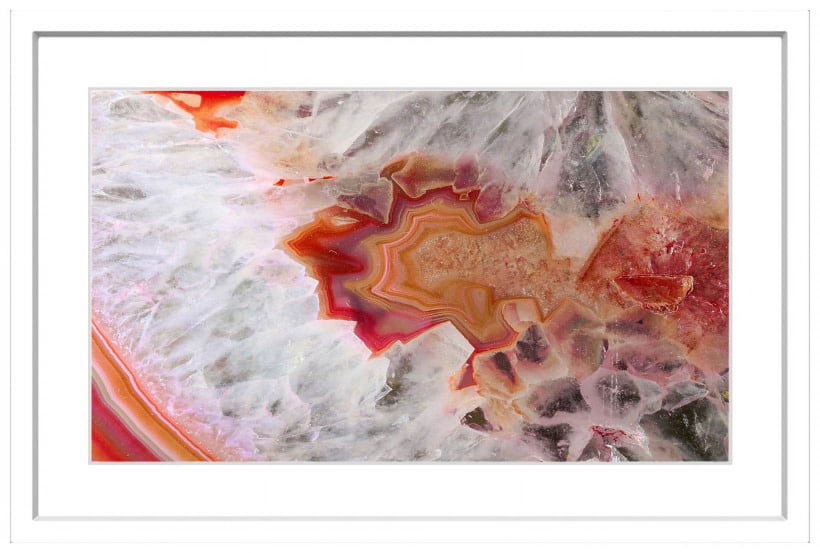 "Sand Layers" Framed Painting Art Print, 18" x 1.5"