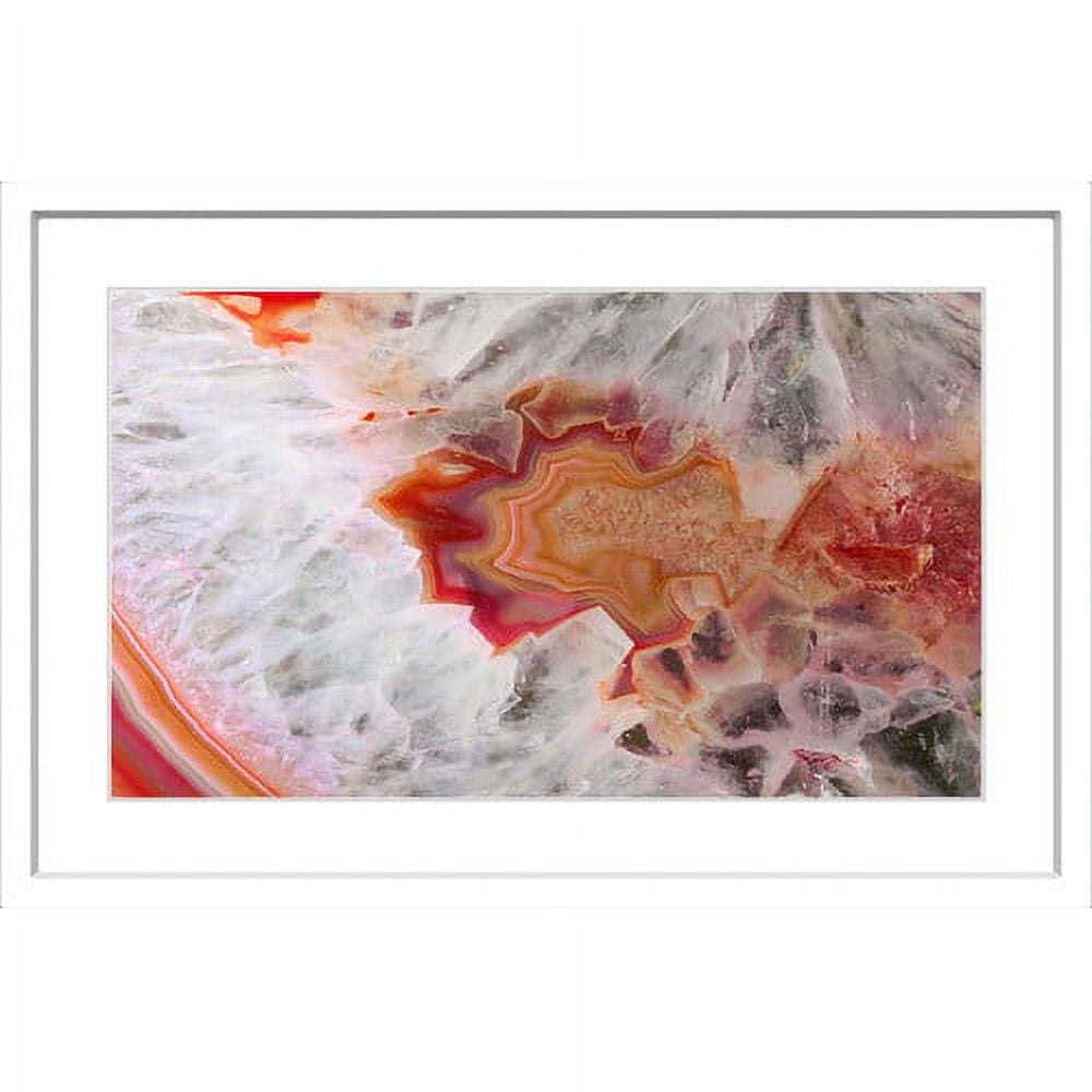 "Sand Layers" Framed Painting Art Print, 24" x 1.5"