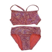 Sand N Sun Infant & Toddler Girls 2 Piece Swim Suit Shimmery Pink Bikini 18m