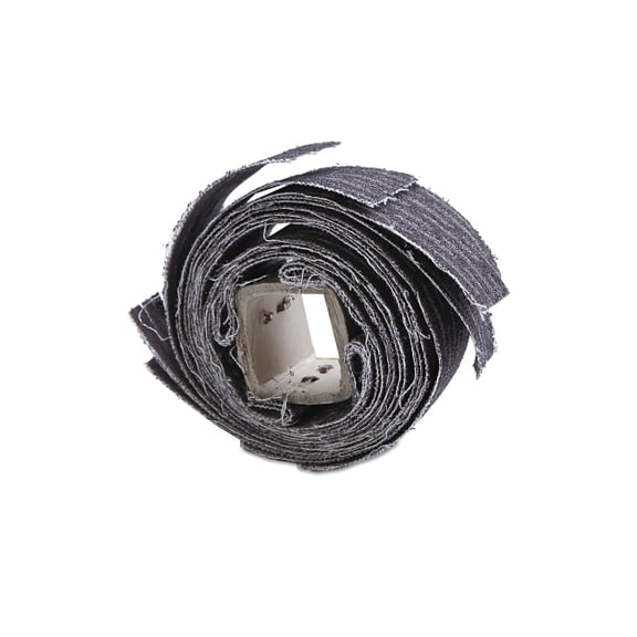 Sand-O-Flex Glue Bond Refill, Aluminum Oxide, 6-1/2 in dia, 240 Grit, 1 in W x 19 in L, Scored