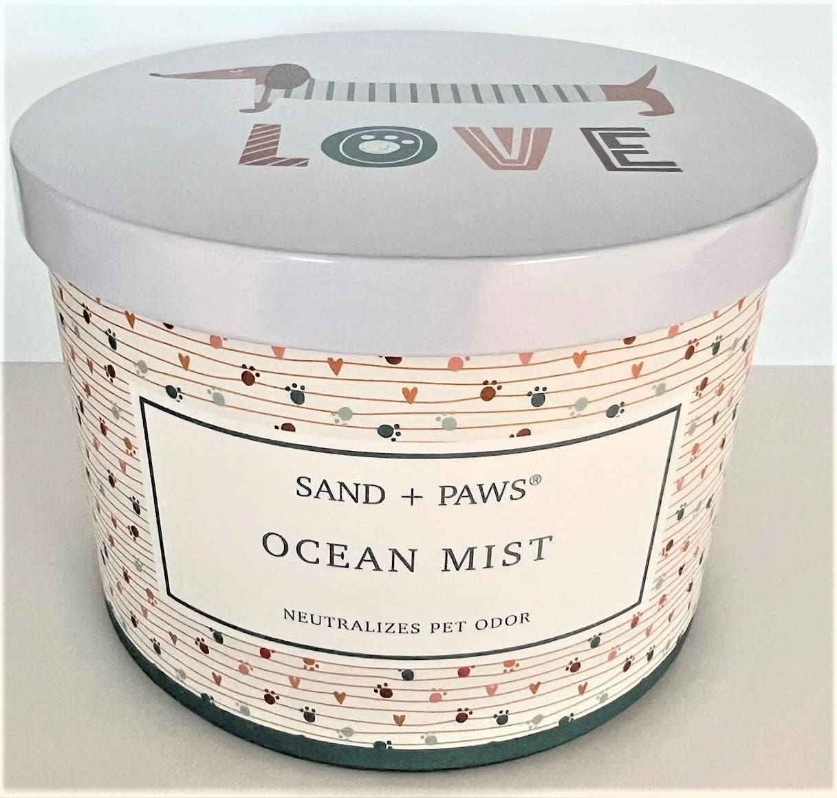 Sand + Paws Ocean Mist 12 oz scented candle – Sand + Fog