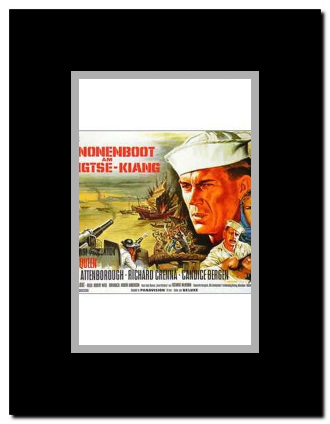 Sand Pebbles Framed Movie Poster