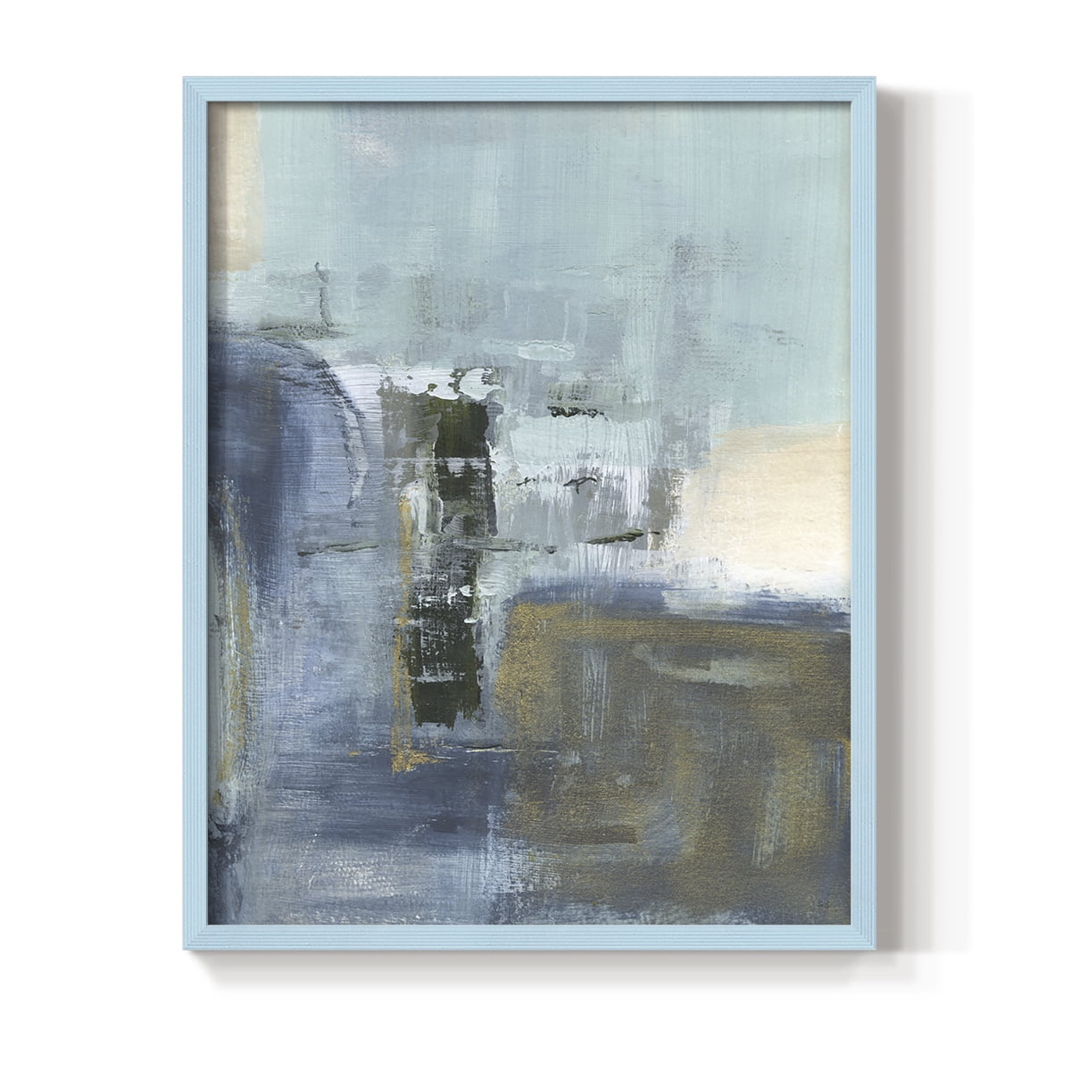 Sand Pond Summer I in Blue Solid Wood 8 x 10 Framed Print