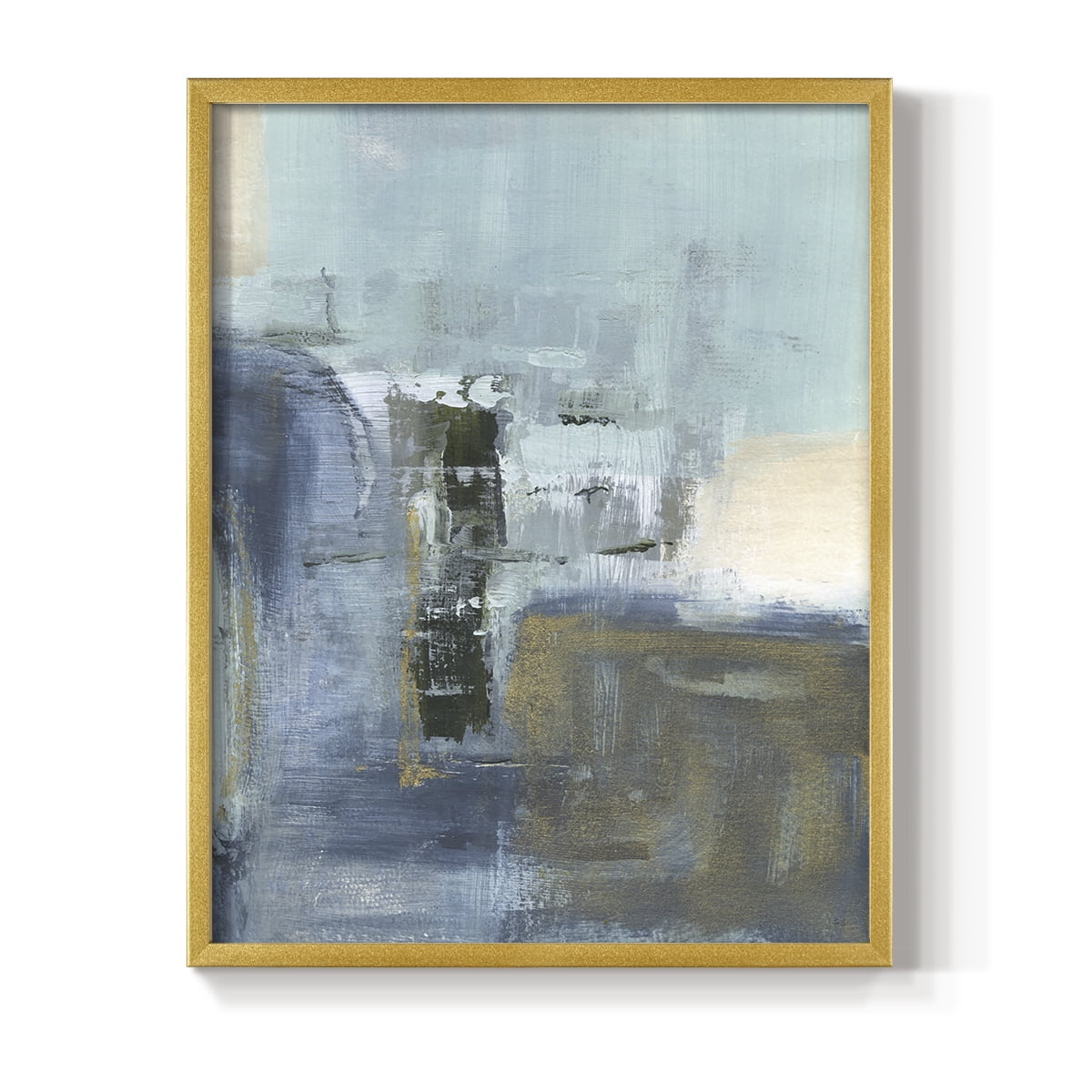 Sand Pond Summer I in Gold Solid Wood 22 x 28 Framed Print