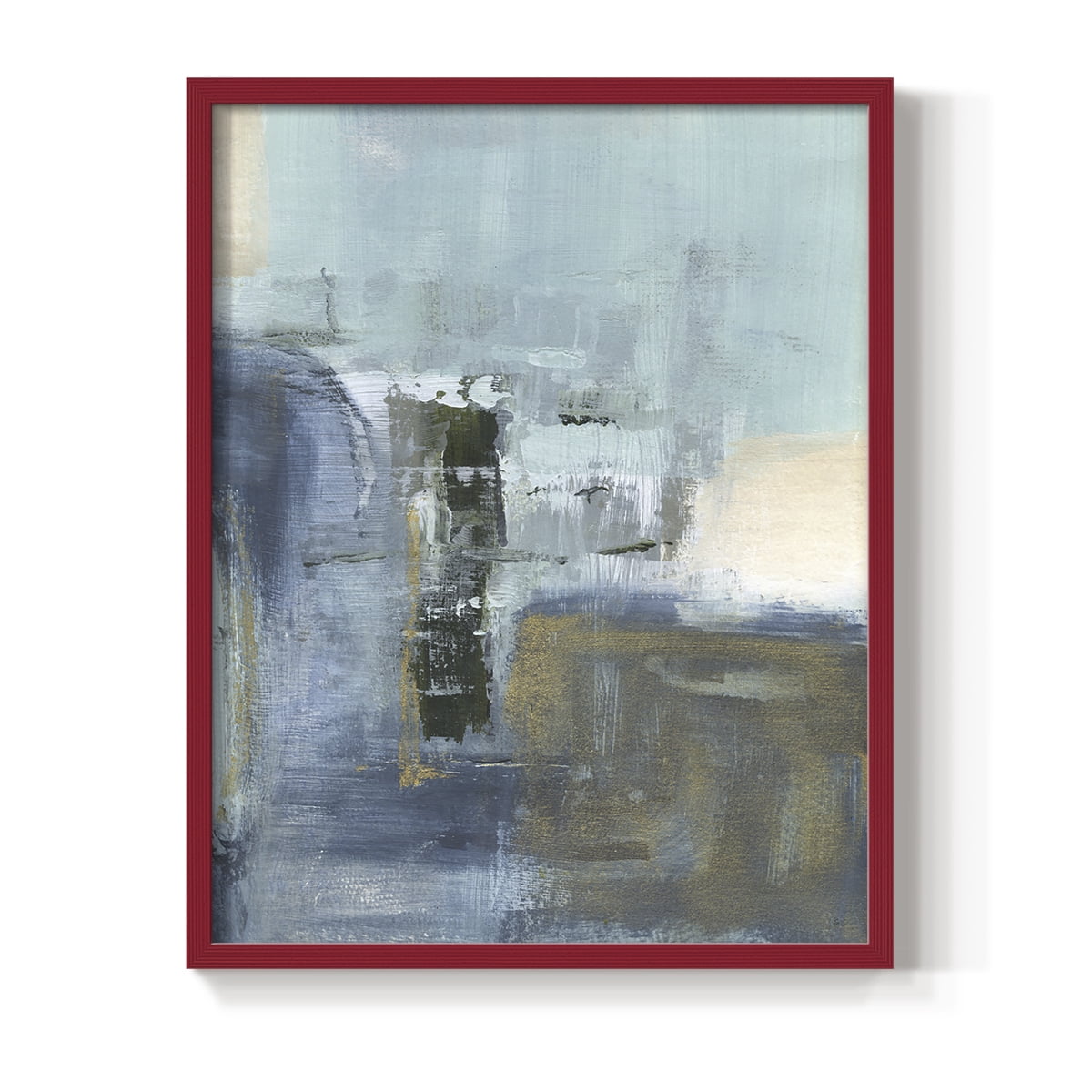 Sand Pond Summer I in Red Solid Wood 8 x 10 Framed Print