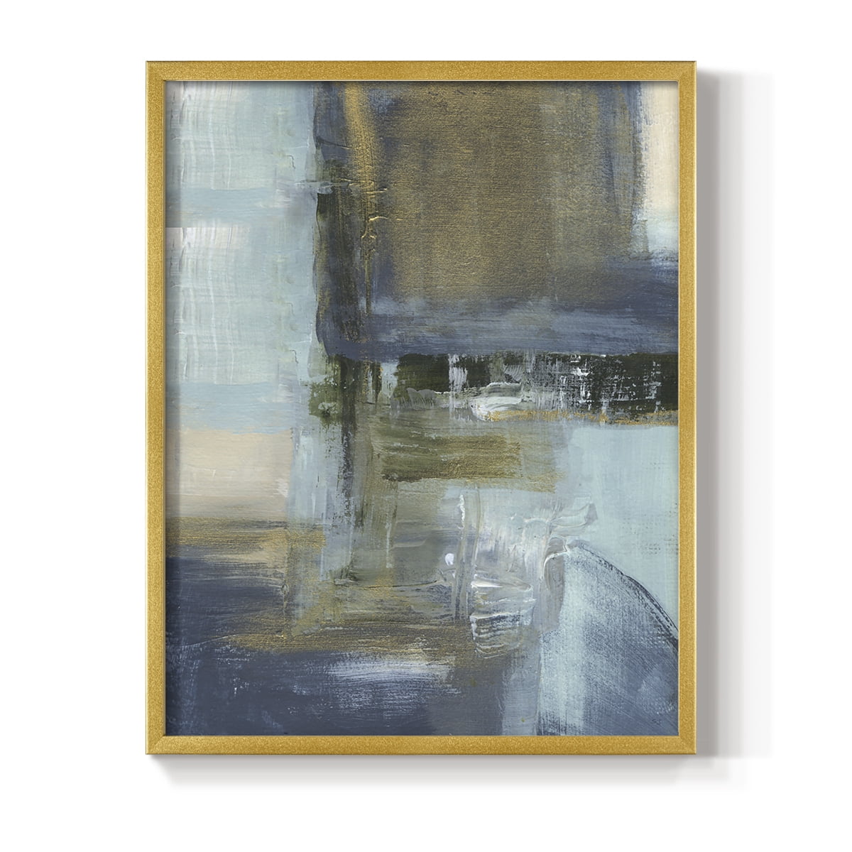 Sand Pond Summer II in Gold Solid Wood 22 x 28 Framed Print