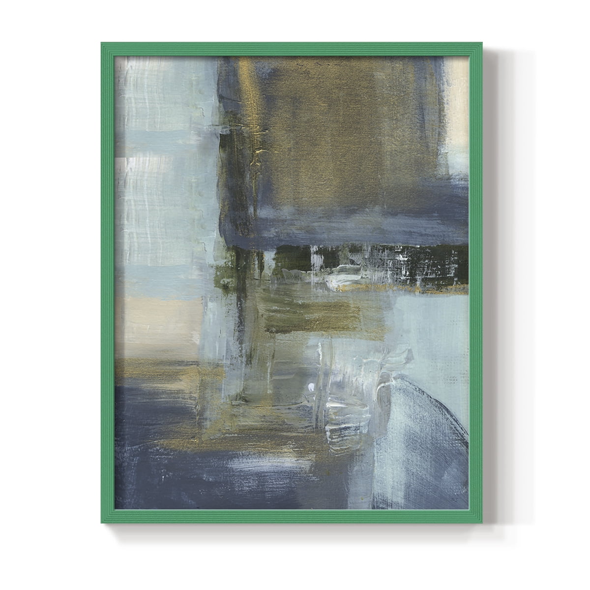 Sand Pond Summer II in Green Solid Wood 11 x 14 Framed Print